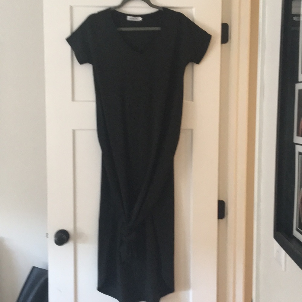 Black maxi dress